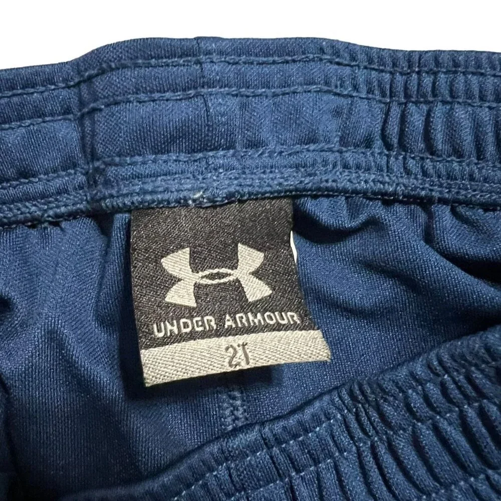 Under Armour 2T Navy Blue & Orange Athletic Shorts